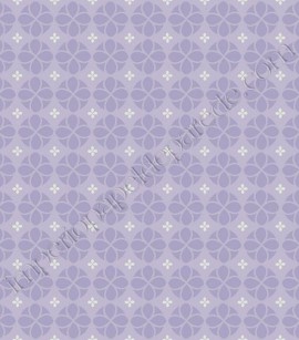 PÁG. 004 - Papel de Parede Vinílico Disney York II (Americano) - Geométrico Estilizado (Tons de Lilás/ Branco/ Detalhes com Brilho Metálico)