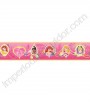 PÁG. 012 - Faixa Vinílica Disney York (Americano) - Princesas Disney (Rosa Pink/ Amarelo)