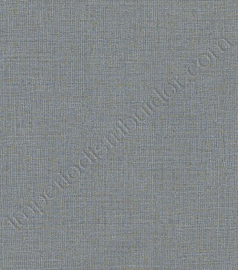 PÁG. 016 - Papel de Parede Vinílico Gioia (Italiano) - Texturizado Trama (Azul Jeans/ Leve Brilho Dourado)