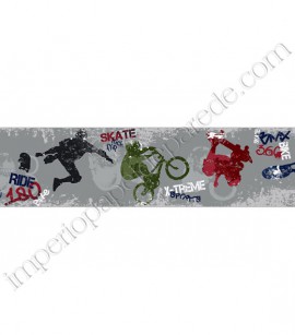 PÁG. 033 - Faixa Vinílica Boys Will be Boys (Americano) - Esportes - Skate e Bicicleta