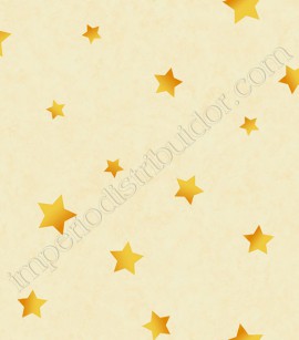 PÁG. 033 - Papel de Parede Vinílico Disney York (Americano) - Estrelas (Tons de Amarelo)
