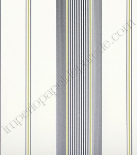 PÁG. 17 - Papel de Parede Vinílico Classic Stripes (Americano) - Listras (Azul Marinho/ Verde/ Branco)