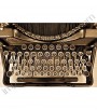 PÁG. 19A - Painel de Parede Steampunk (Inglês) - Máquina de Escrever (Typewriter) 3 Partes