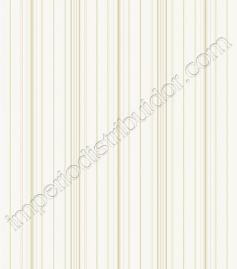 PÁG. 38 - Papel de Parede Vinílico Ashford Stripes (Americano) - Listras (Branco/ Tons de Bege)