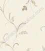 PÁG. 38 - Papel de Parede Vinílico Magica (Italiano) - Ramos com Fundo Floral (Tons de Bege/ Marrom/ Prata/ Detalhes com Brilho)