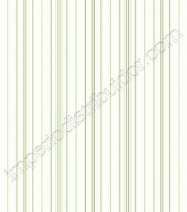 PÁG. 40 - Papel de Parede Vinílico Ashford Stripes (Americano) - Listras (Tons de Verde/ Branco/ Cinza)