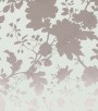 PÁG. 43 - Papel de Parede Vinílico Bright Wall (Americano) - Silhueta Floral (Gelo/ Prata Velho)
