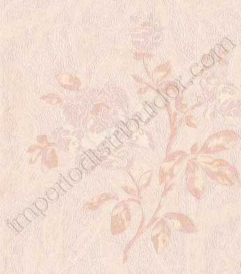 PÁG. 52 - Papel de Parede Vinílico Sprint (Italiano) - Floral Estilizado (Tons de Rosa/ Detalhes com Glitter)