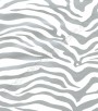 PÁG. 53 - Papel de Parede Vinílico Risky Business (Americano) - Zebra (Branco/ Prata)