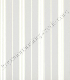 PÁG. 54 - Papel de Parede Vinílico Classic Stripes (Americano) - Listras (Cinza Claro/ Gelo/ Branco/ Detalhes com Brilho Perolado)