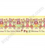 PÁG. 57 - Faixa Vinílica Decorativa Kawayi (Chinês) - Boneca de Pano (Amarelo/Colorido)