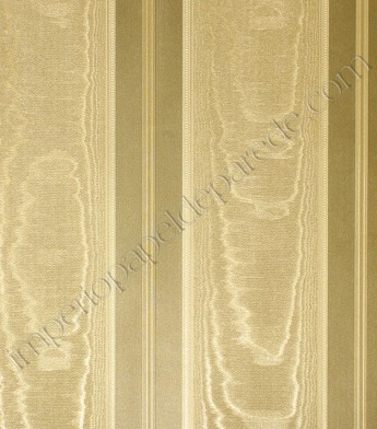 PÁG. 71 - Papel de Parede Vinílico Classic Stripes (Americano) - Listras com Veios de Madeira (Ouro Velho/ Detalhes com Brilho)