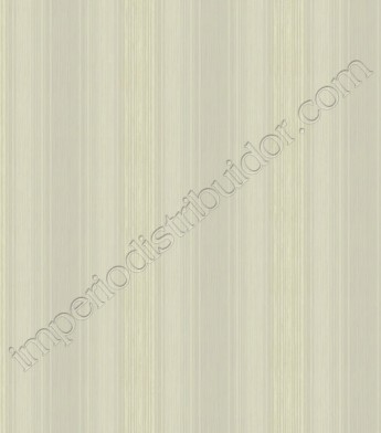 PÁG. 72 - Papel de Parede Vinílico Ashford Stripes (Americano) - Listras (Tons de Cinza/ Bege/ Detalhes Pérolados)
