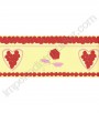 PÁG. 74 - Faixa Vinílica Decorativa Kawayi (Chinês) - Rosas (Vermelha/Amarelo/Rosa)
