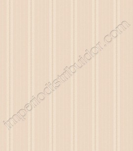 PÁG. 75 - Papel de Parede Vinílico Ashford Stripes (Americano) - Listras (Creme/ Ouro Velho/ Tons de Rosa)