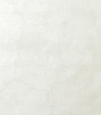 PÁG. 17 - Papel de Parede Floral Off-White (Detalhes com Brilho) - Coleção Italian Select (Colori Piú) - Vinílico Lavável