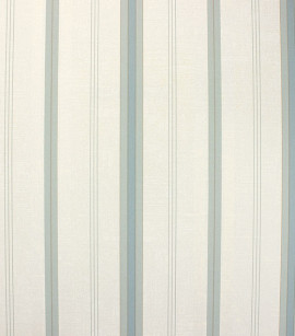 PÁG. 14 - Papel de Parede Vinílico Classic Stripes (Americano) - Listras (Tons de Verde Acinzentado/ Tons de Bege/ Detalhes com Brilho Perolado)