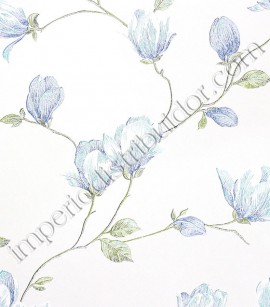 PÁG. 26 - Papel de Parede Vinílico English Florals (Inglês) - Floral Delicado (Tons de Rosa/ Branco/ Levíssimo Relevo)