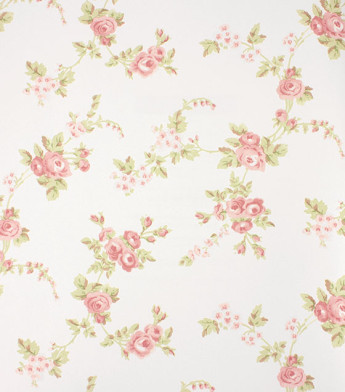 PÁG. 27 - Papel de Parede Vinílico Fragrant Roses (Chinês) - Floral (Tons de Rosa/ Verde/ Branco)