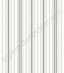 PÁG. 37 - Papel de Parede Vinílico Ashford Stripes (Americano) - Listras (Branco/ Preto/ Cinza/ Bege)