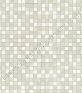 PÁG. 52 - Papel de Parede Vinílico Rustic Country (Americano) - Imitação Pastilhas (Tons de Bege/ Branco)