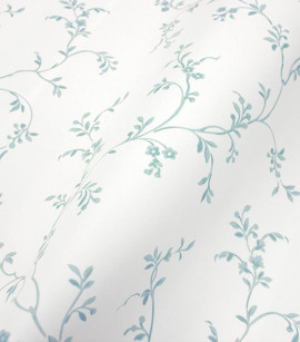 PÁG. 56 - Papel de Parede Vinílico Fragrant Roses (Chinês) - Arabesco (Azul/ Branco)