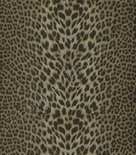 PÁG. 58/65 - Papel de Parede Vinílico Roberto Cavalli 2 (Italiano) - Imitação Pele de Onça (Preto/ Bege/ Detalhes de Dourado/ Detalhes com Glitter)