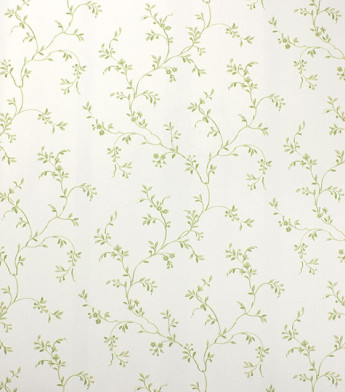 PÁG. 62 - Papel de Parede Vinílico Fragrant Roses (Chinês) - Arabesco (Verde/ Branco)