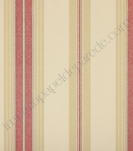 PÁG. 69 - Papel de Parede Vinílico Classic Stripes (Americano) - Listras (Creme/ Bege/ Vermelho)