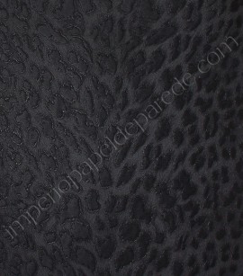 PÁG. 72 - Papel de Parede Vinílico Roberto Cavalli 2 (Italiano) - Imitação Pele de Onça (Preto/ Detalhes com Brilho)