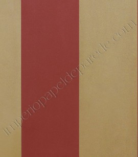 PÁG. 81 - Papel de Parede Vinílico Classic Stripes (Americano) - Listras Largas (Vermelho Escuro/ Cobre)