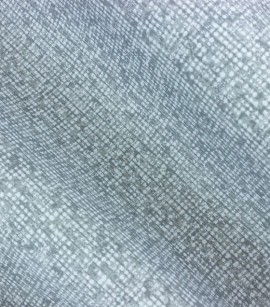 PÁG. 40 - Papel de Parede Aspecto Têxtil Cinza Azulado Leve Brilho - Coleção Avalon 1 - Vinílico Importado