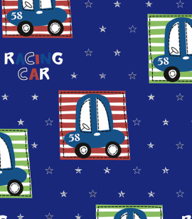 PÁG. 39 - Papel de Parede Carros Azul Escuro - Coleção Hello Kids - Vinílico Importado