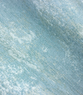 PÁG. 53 - Papel de Parede Cimento Queimado Azul Leve Brilho - Coleção Avalon 1 - Vinílico Importado