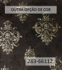 PÁG. 46 - Papel de Parede Colonial Efeito Manchado - Importado Lavável - Coleção Lord II (Gelo/ Preto)