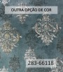 PÁG. 46 - Papel de Parede Colonial Efeito Manchado - Importado Lavável - Coleção Lord II (Gelo/ Preto)