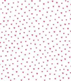 PÁG. 51 - Papel de Parede Infantil Coração Pink com Glitter - Coleção Fofura Baby - Vinílico Importado