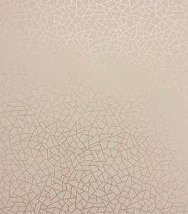 PÁG. 52 - Papel de Parede Craquelê Gelo e Rose Gold (Brilho) - Coleção Neo Geometric - Semi-Vinílico