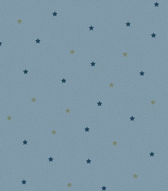 PÁG. 43 - Papel de Parede Infantil Estrelas Azul Jeans - Coleção Fofura Baby - Vinílico Importado