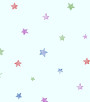 PÁG. 43 - Papel de Parede Estrelas Azul e Colorido - Coleção Hello Kids - Vinílico Importado