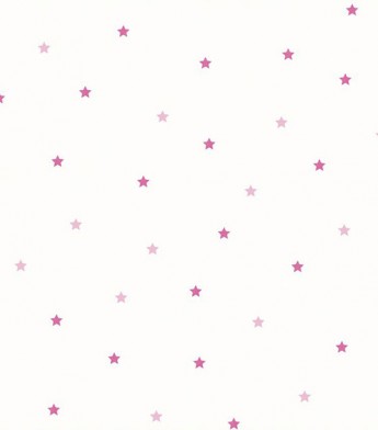 PÁG. 54 - Papel de Parede Infantil Estrelas Rosa - Coleção Fofura Baby - Vinílico Importado