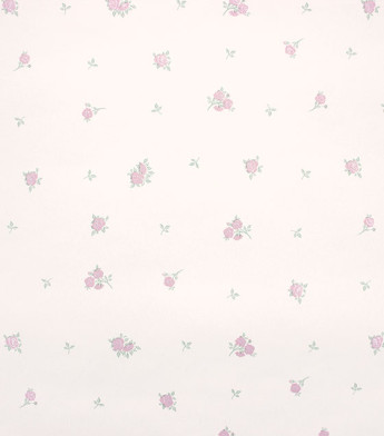 PÁG. 41 - Papel de Parede Infantil Vinílico All Kids - Florzinhas (Tons de Rosa/ Leve Brilho)