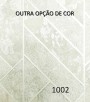 PÁG. 06 - Papel de Parede Geométrico Estilizado Off-White (Brilho) - Coleção Colorkey - Vinílico