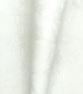 PÁG. 69-Papel de Parede Geométrico Grade Off-White Detalhes em Brilho Glitter- Coleção Adi Tare 2 - Vinilico Importado