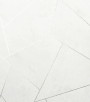 PÁG. 46 - Papel de Parede Geométrico Off-White com Fio Prata - Coleção White Swan - Vinílico Importado