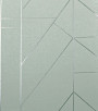 PÁG. 56 - Papel de Parede Linhas Geométricas Cinza Escuro Fio Prata - Coleção White Swan - Vinílico Importado