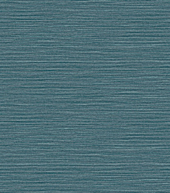 PÁG. 06 - Papel de Parede Linhas Horizontais Azul Petróleo com Brilho Prata - Coleção Unique - Vinílico Importado