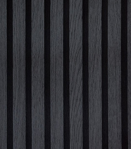PÁG. 55- Papel de Parede Ripado Cinza Escuro Leve Brilho- Coleção Adi Tare 2 - Vinilico Importado
